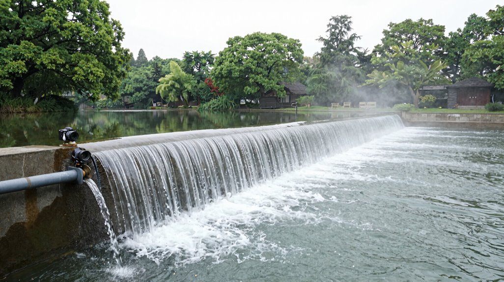 pipe flow capacity math for spillways
