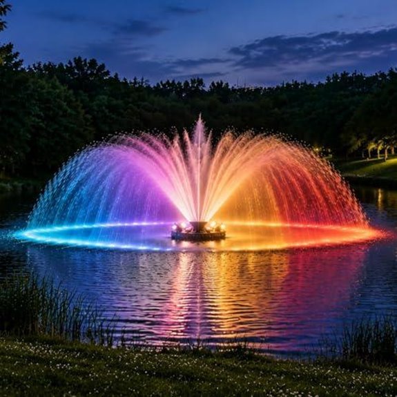 5 Best Lake Fountains for 2027 (Transform Your Waterscape) 2 pond aerator fountain with lights