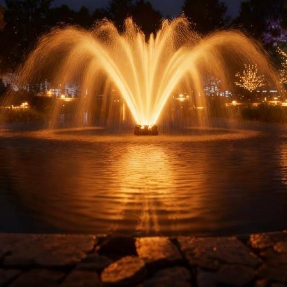 5 Best Lake Fountains for 2027 (Transform Your Waterscape) 3 pond aerator with lights
