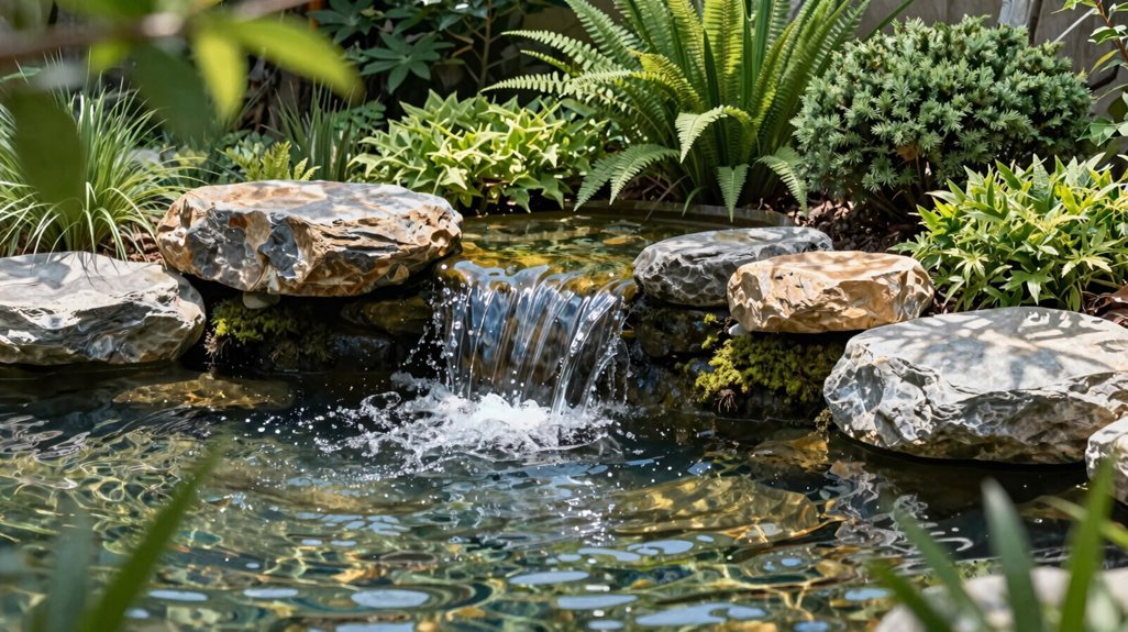 pondless waterfall low maintenance kit driven