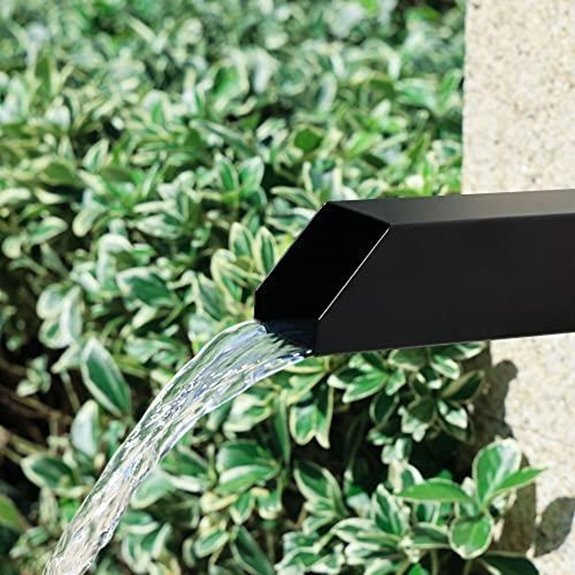 pondo 8 square stainless scupper