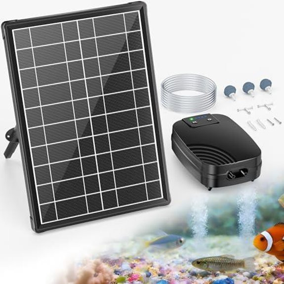 poposoap 8w solar aerator
