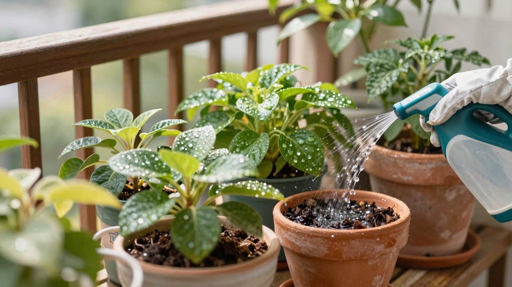 potted plants demand vigilant hydration