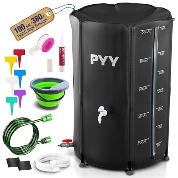 pyy 100 gallon rain barrel