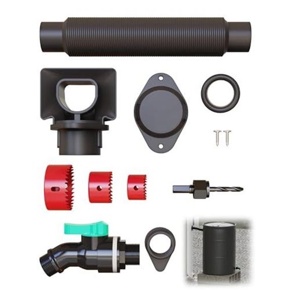 rain barrel diverter kit