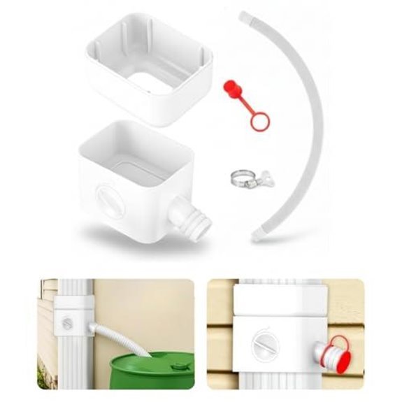 rain barrel downspout diverter kit