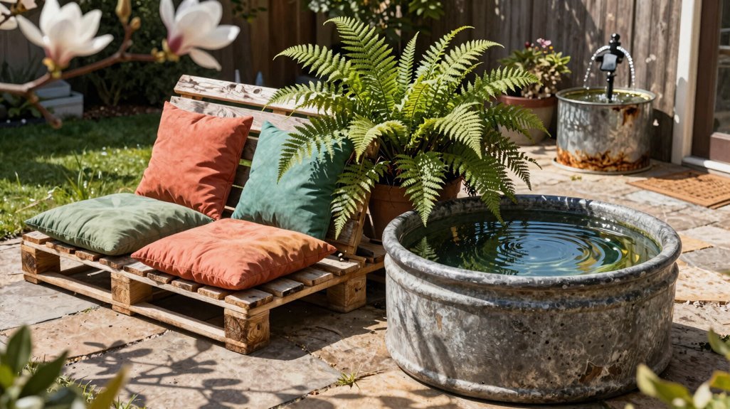recycled stock tank ponds