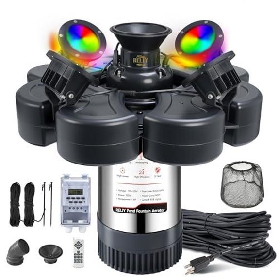 reliy 1hp pond fountain