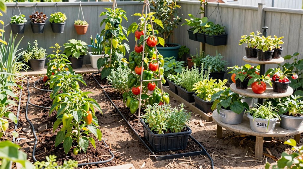 replace finished crops immediately for continuous harvests