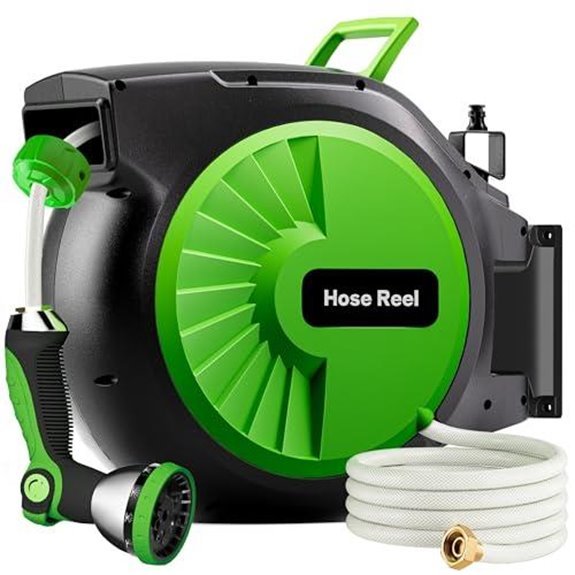 retractable 100ft wall mount reel