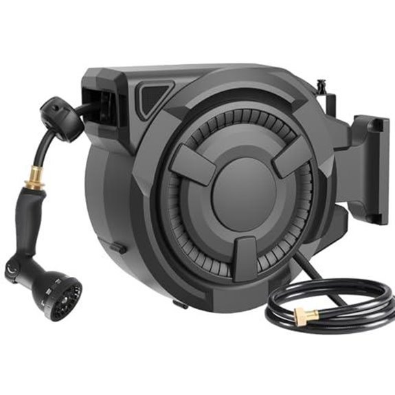retractable garden hose reel