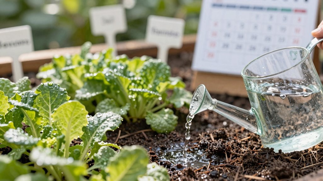 root development watering rhythm trust system