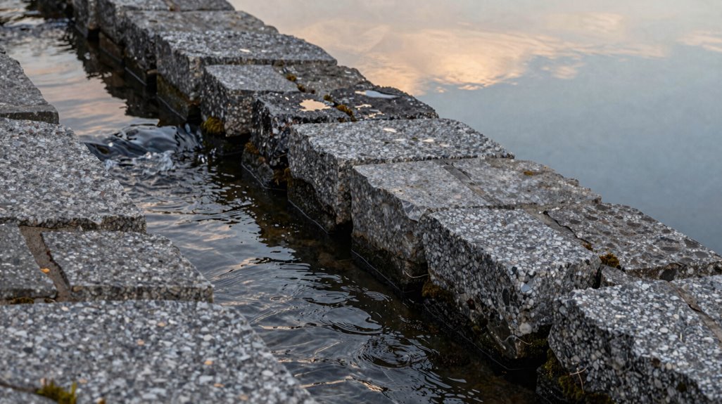 rugged riprap geotextile lockdown