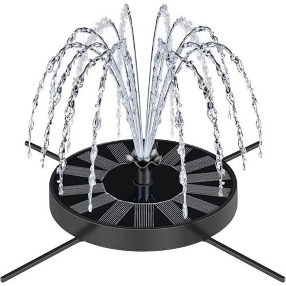 15 Best Solar Powered Garden Water Features for 2026 9 seirmep solar fountain pump
