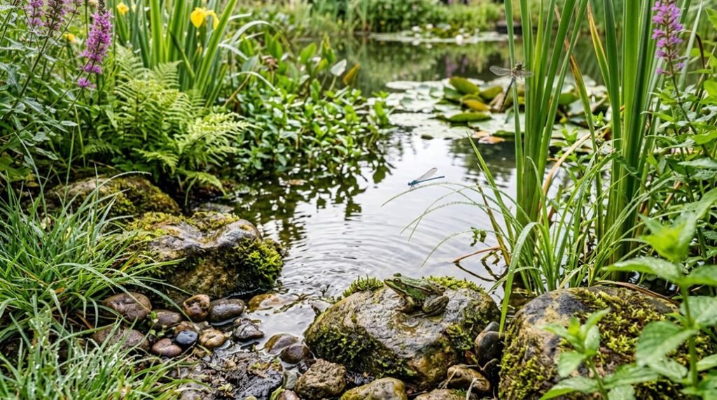 seven word phrase requested wait four word phrase wildlife pond edging ideas