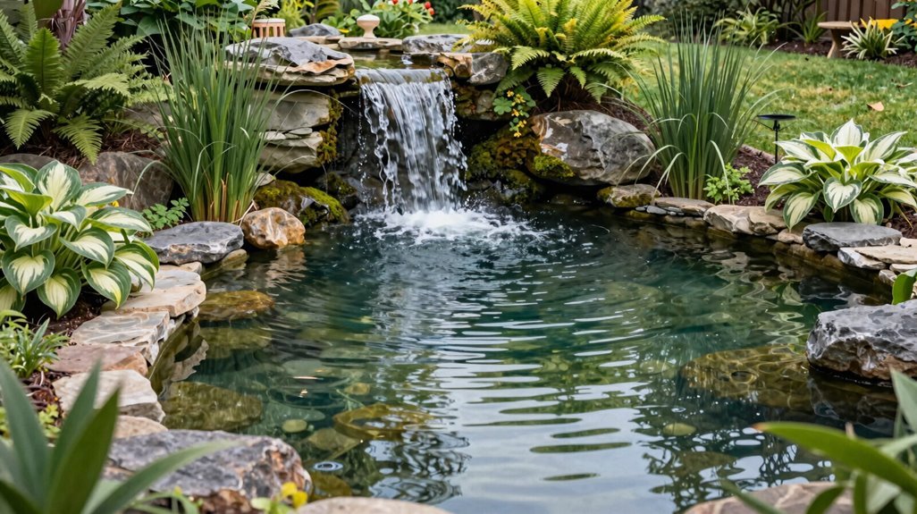 sloped yard waterfall site assessment