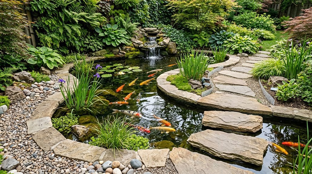small backyard koi pond ideas