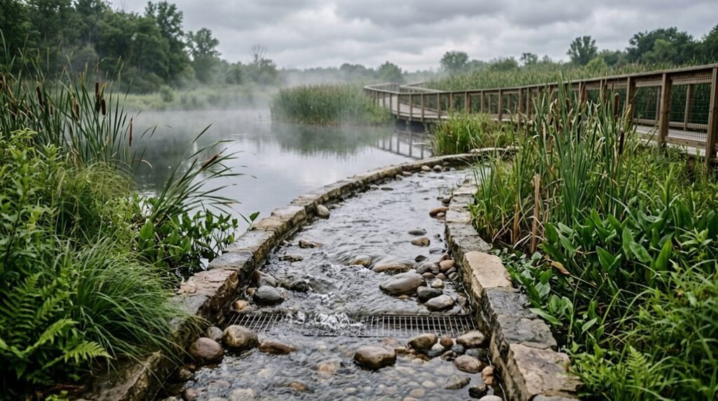 smart pond overflow prevention methods