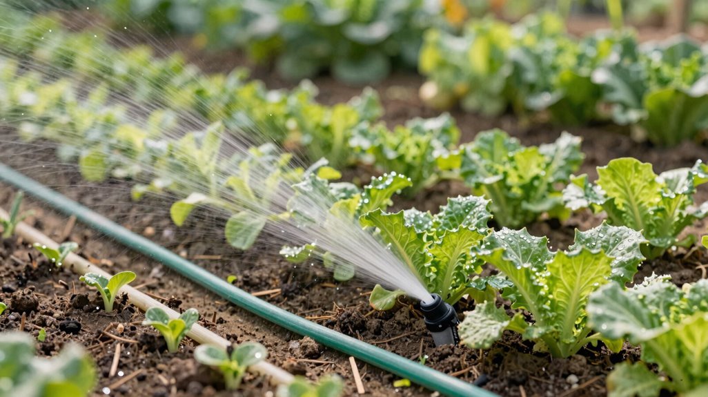 soaker hoses for efficient moisture