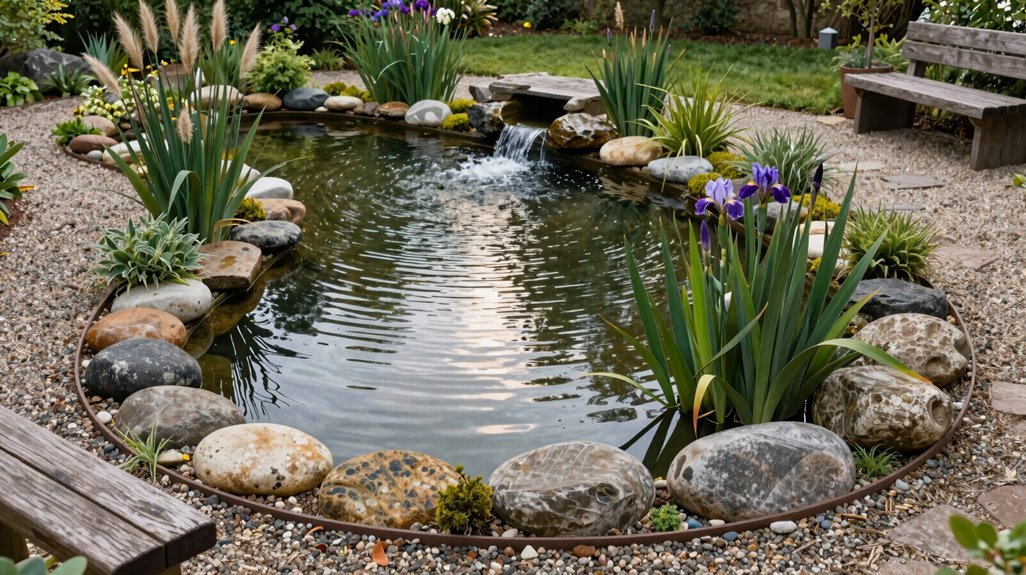 soft curved natural shoreline integration