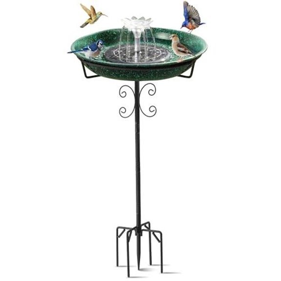 5 Best Solar Fountains for Hummingbirds in 2026 3 solar powered bird bath fountain