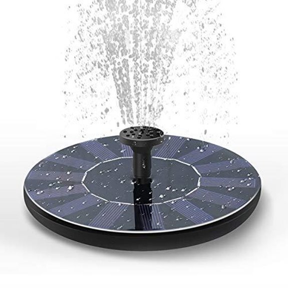 10 Best Pond Fountains for 2026 (Add Serenity to Your Yard) 5 solar powered bird bath fountain pump 1 5w