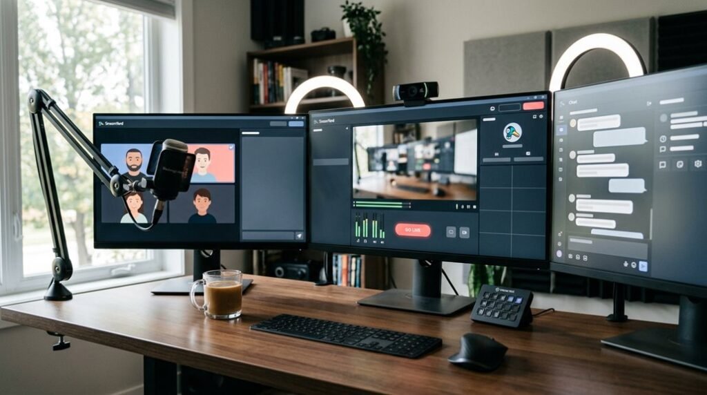 streaming studio software workflow overview
