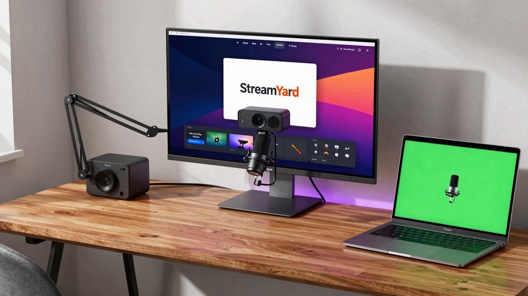 How Does StreamYard Work? 3 streamyard setup wired 1080p branding