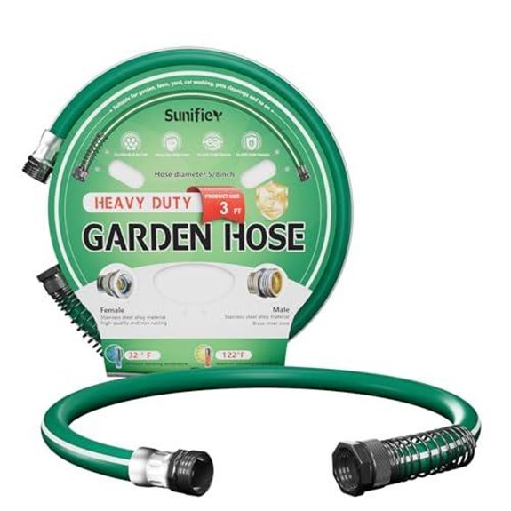 sunifier garden hose 3 ft
