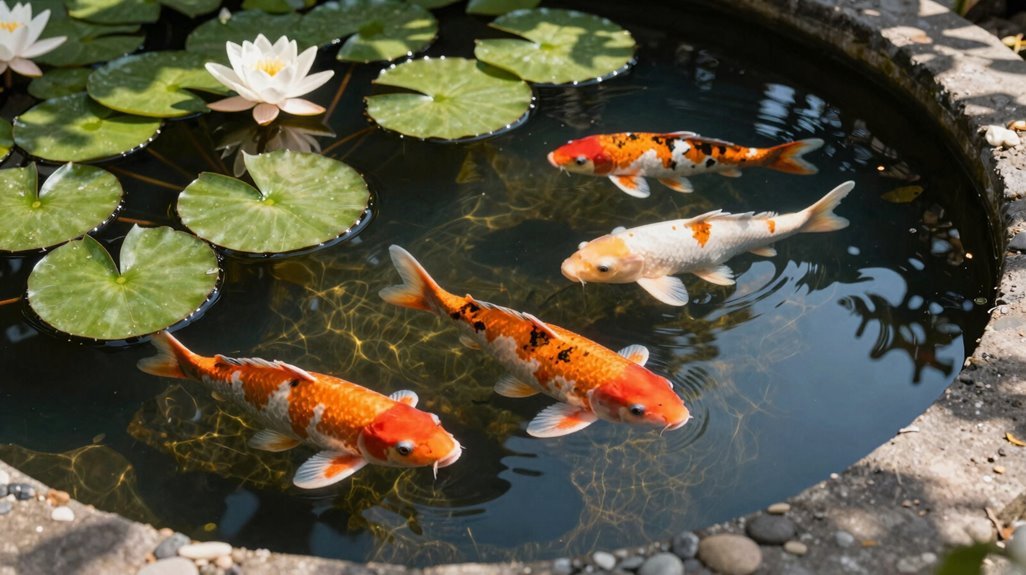What Do Koi Fish Need to Survive? 7 sunlit arcs shaded refuges