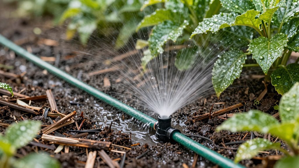 targeted hand watering vs drip