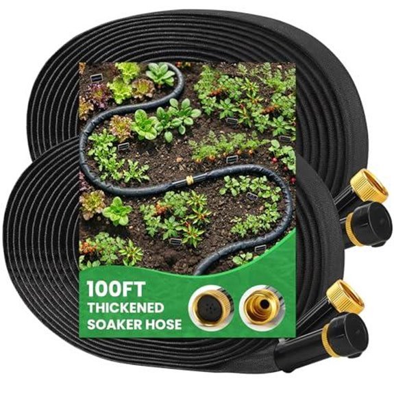 5 Best Soaker Hose for Vegetable Garden in 2026 2 thickened soaker hose 100ft