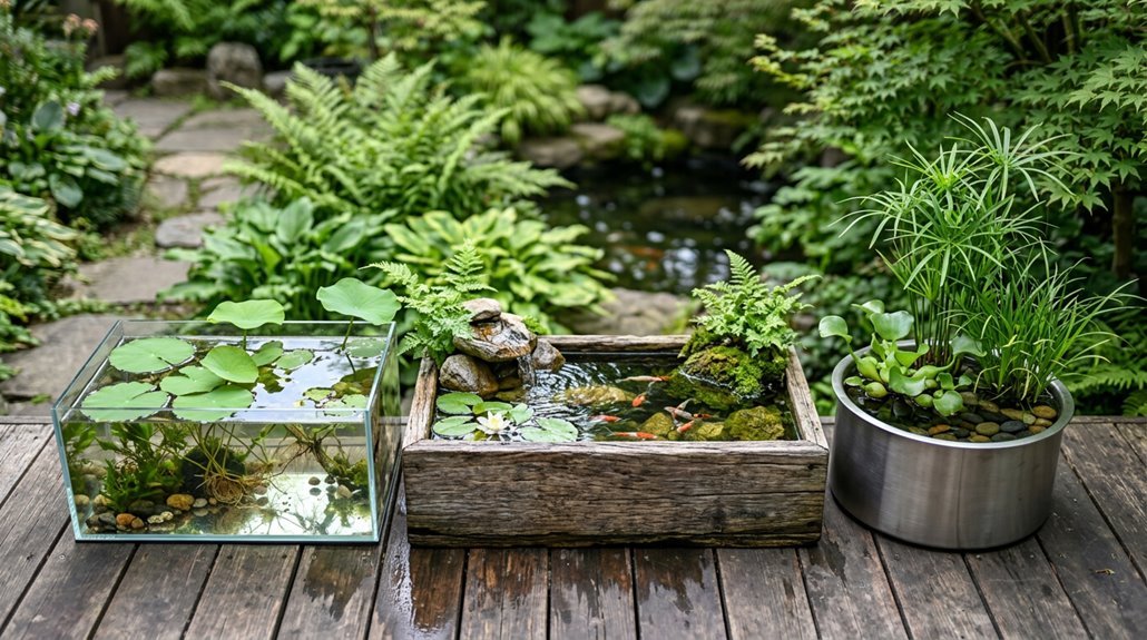 three container pond ideas for spaces