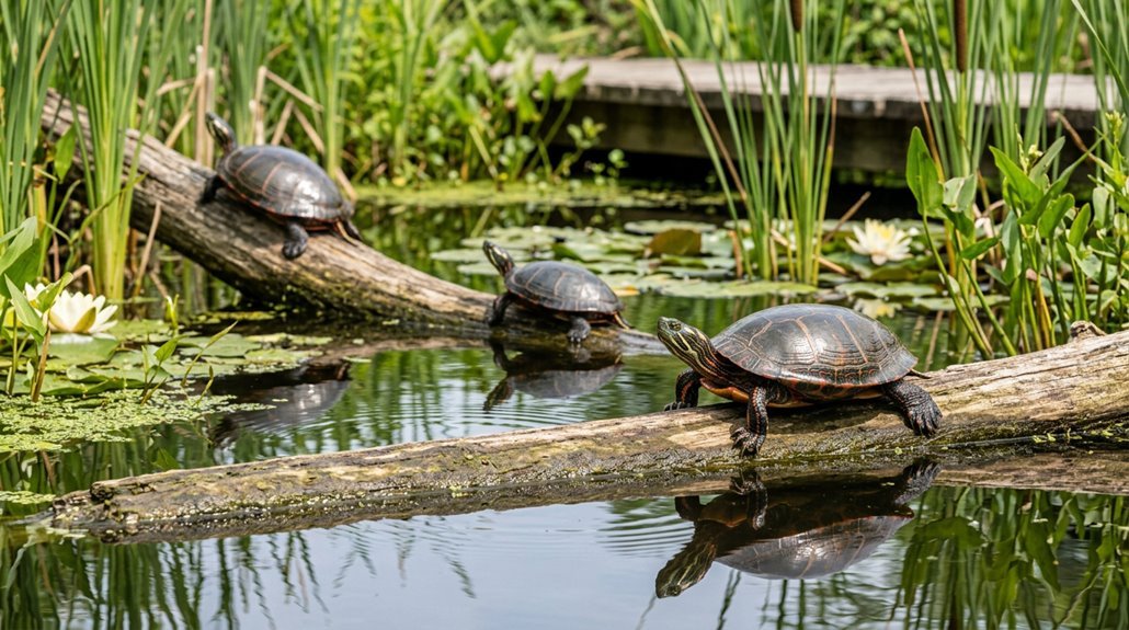 three turtle pond ideas work