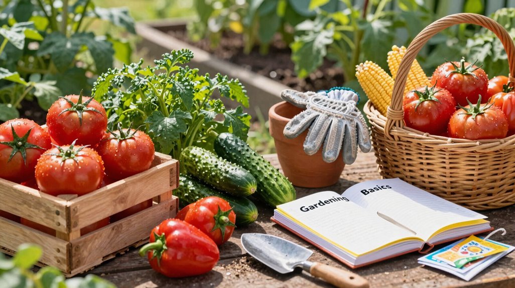 Learn Gardening Basics in 10 Simple Steps 10 tomatoes peak harvest plan season