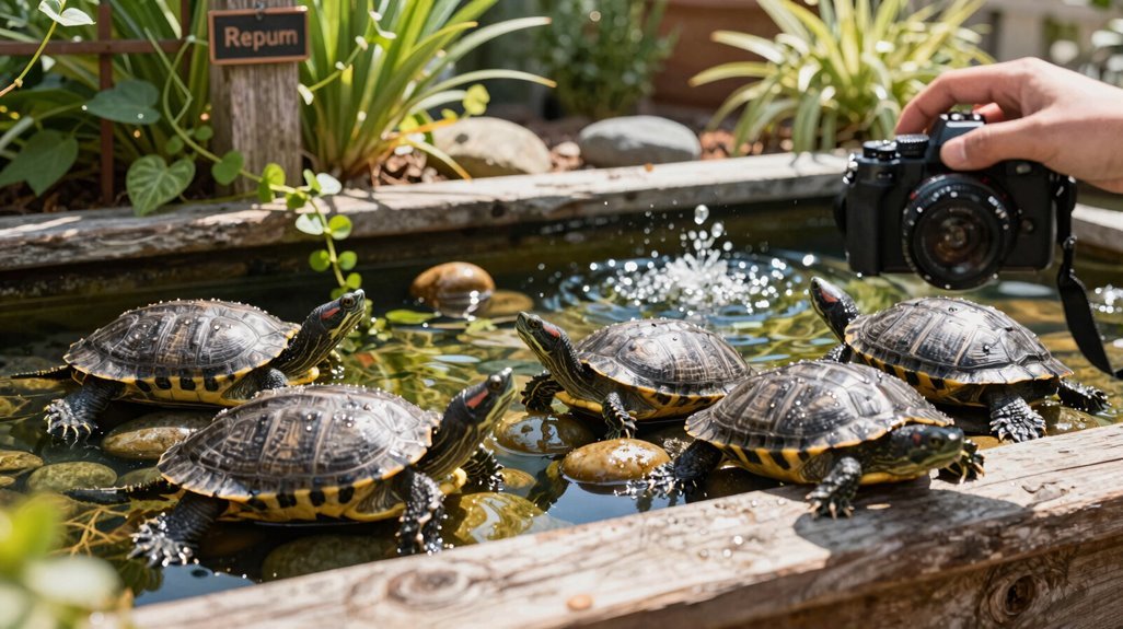 turtle pond tailored habitat