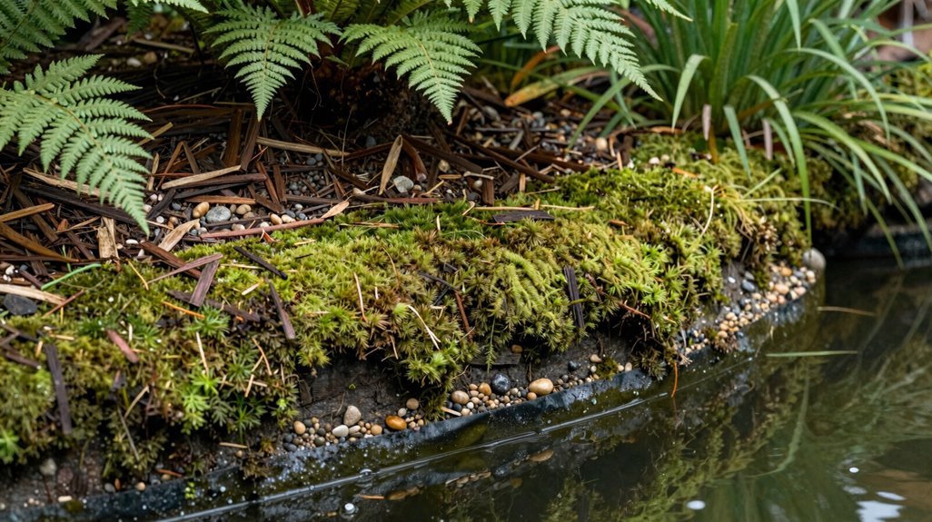 5 Ways to Hide a Pond Liner for a Natural Look 1 twelve to eighteen inch overhang concealment