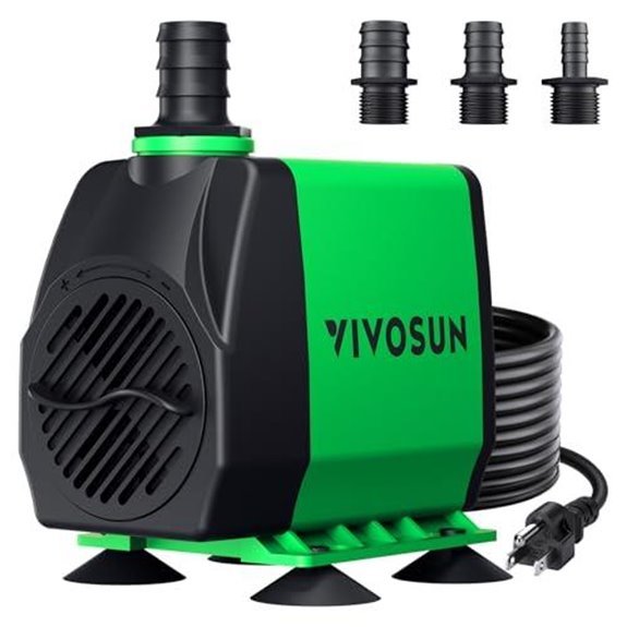vivosun 800gph submersible pump