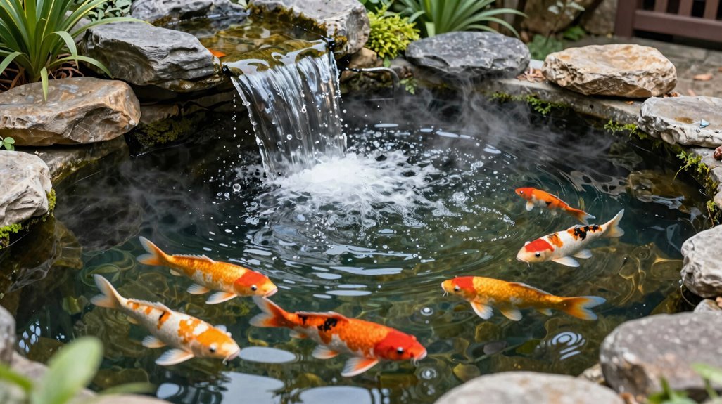 7 DIY Koi Pond Ideas That Transform Your Backyard 5 waterfall oxygenates soothes blends