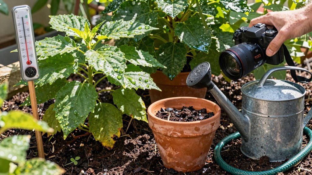 watering deep heat adjusted cadence