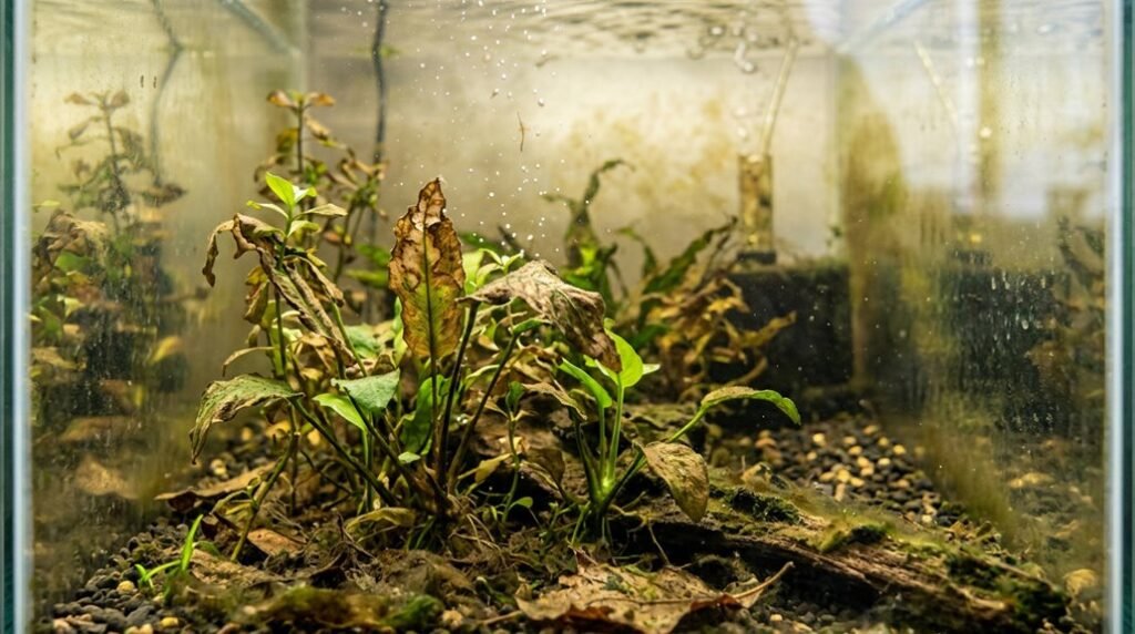 why are my aquatic plants dying