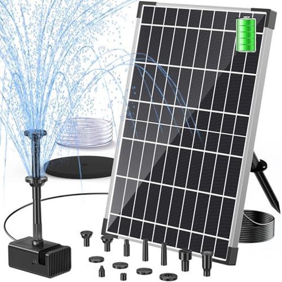 10 Best Solar Water Pumps With Battery Backup for 2027 3 12w solar fountain pump with battery backup