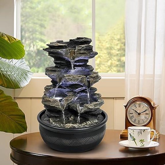 10 Best Tabletop Fountains for 2027 (Find Your Zen) 6 high rock falls fountain