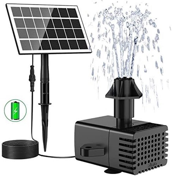 10 Best Solar Water Pumps With Battery Backup for 2027 4 solar fountain with battery backup