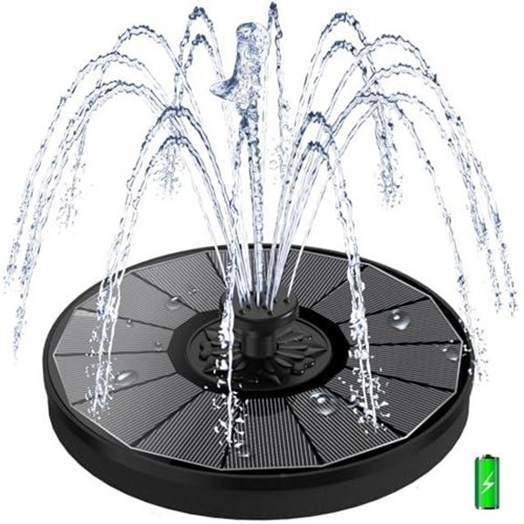 10 Best Solar Water Pumps With Battery Backup for 2027 7 solar fountain with battery backup seven nozzles